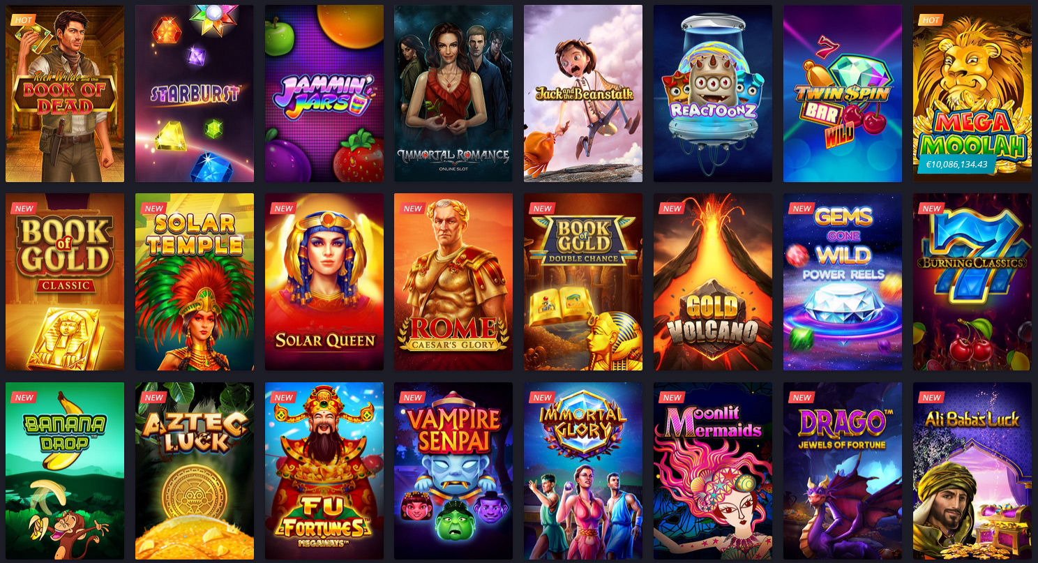 Twin Casino slots.